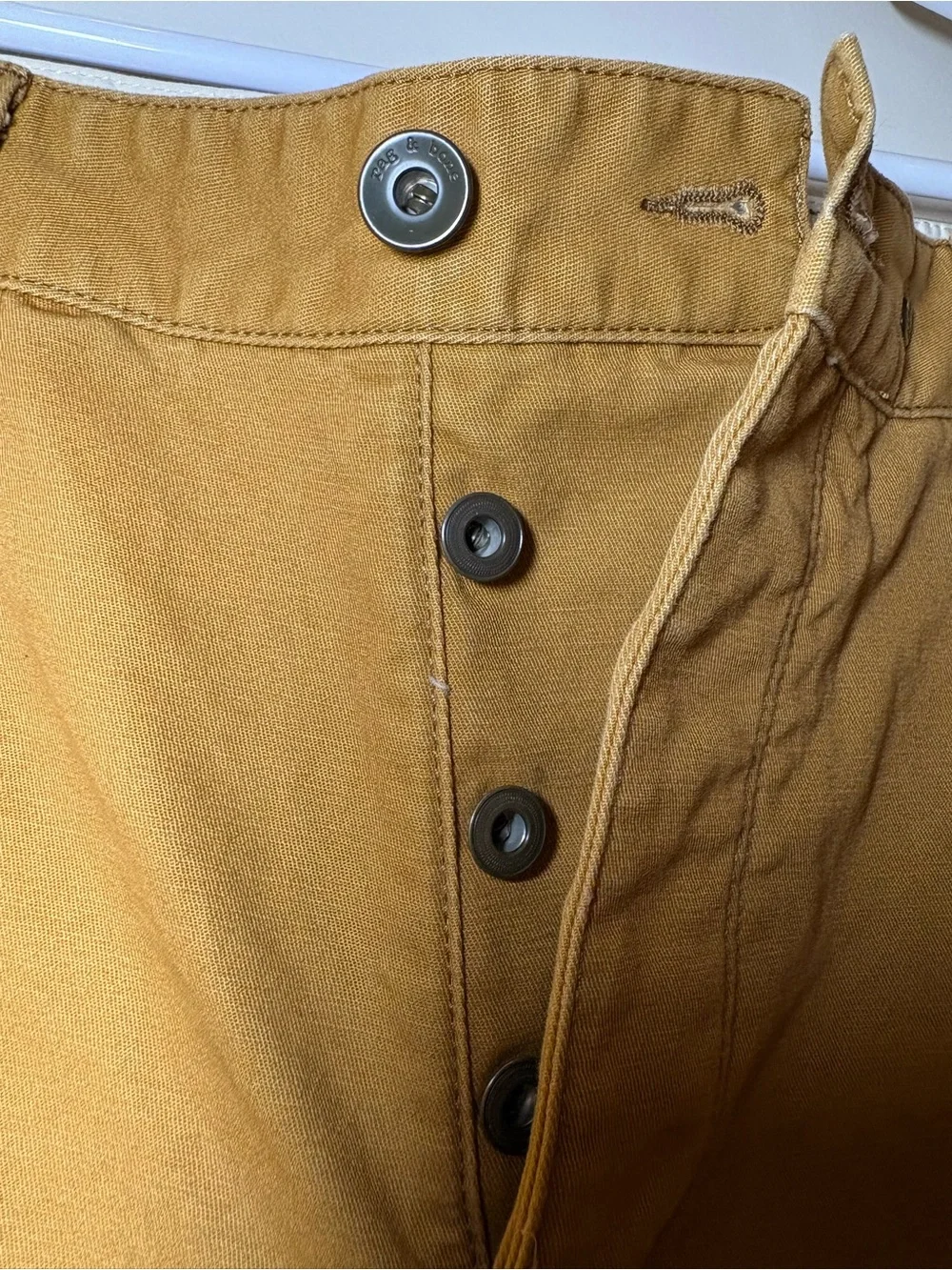 Rag & Bone Double Knee Workwear Pants Men's 33 Chino Straight Buttonfly